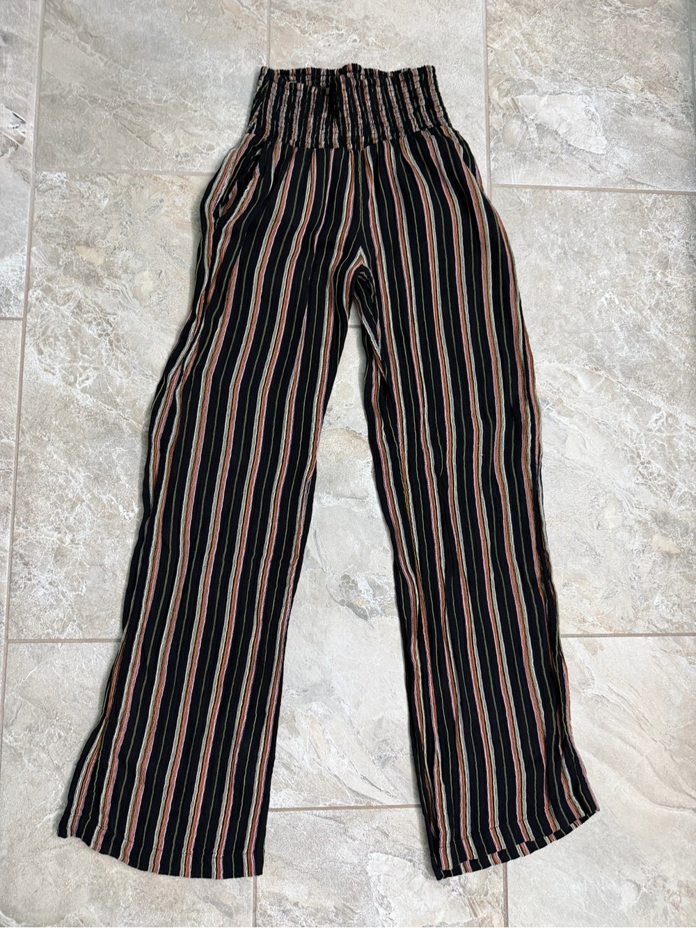 Billabong Gauze Striped Pants Women’s Size XS - Picture 2 of 9